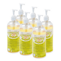 Six Healthy Splash 500 ml antibacterial hand-soap pump bottles