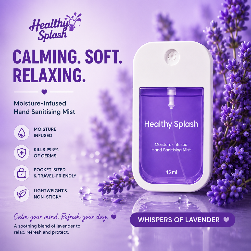 Whispers of Lavender Hand-Sanitising Mist – 45 ml