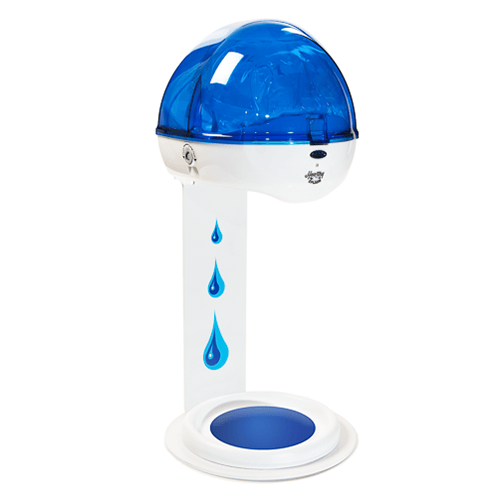White Table Stand for Healthy Splash Touchless Dispenser